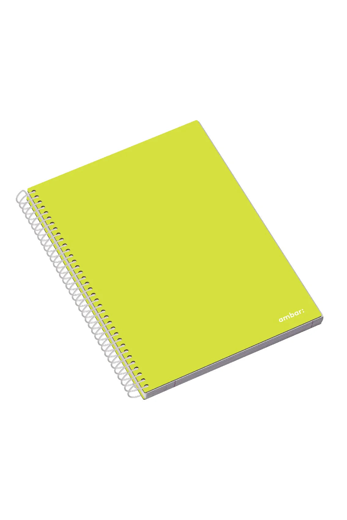 Ámbar | Cuaderno Escolar Espiral Tapa Dura A4 Cuadros