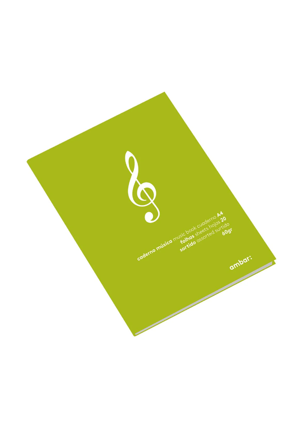 Caderno A4 de música