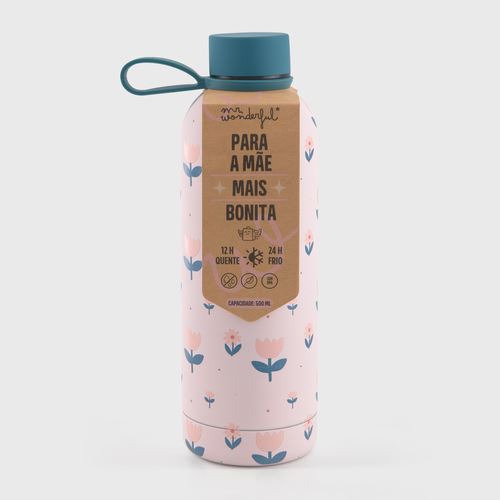 💖 Mr. Wonderful | Garrafa Térmica para a Mãe Mais Bonita: Sou 70% Água e 30% Pressa