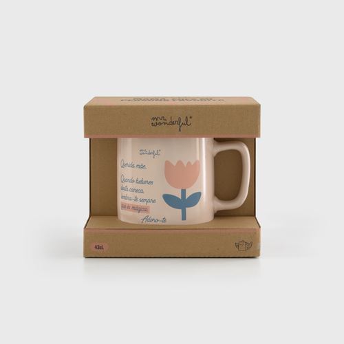💖 Mr. Wonderful | Caneca de Cerâmica Branca | Querida Mãe