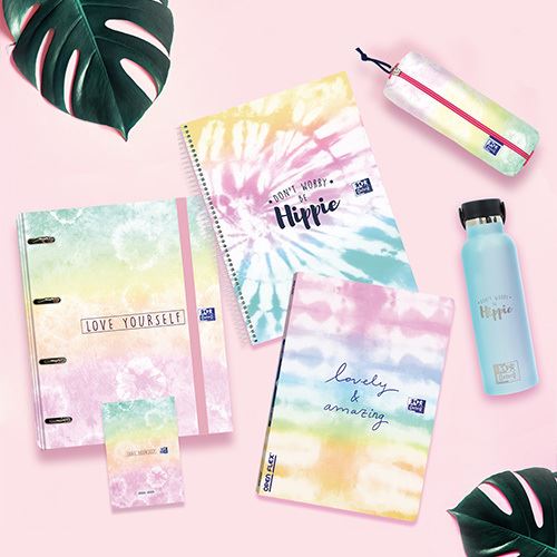 Estojo Oxford rectangular colorido