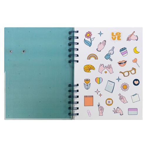 Señor maravilloso | Cuaderno espiral A5 a cuadros azules | Todo lo que puedes lograr cuando crees en ti mismo