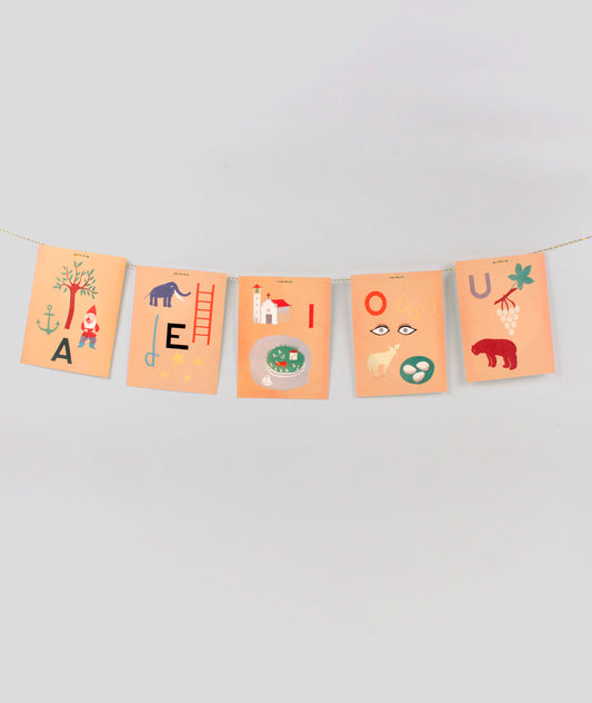 Las vocales de Sarah Affonso