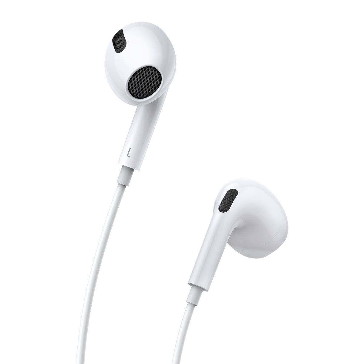 Baseus | Auriculares Encok H17 Jack 3.5mm Brancos