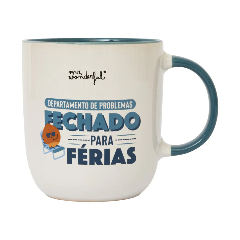 Departamento de problemas fechado para férias