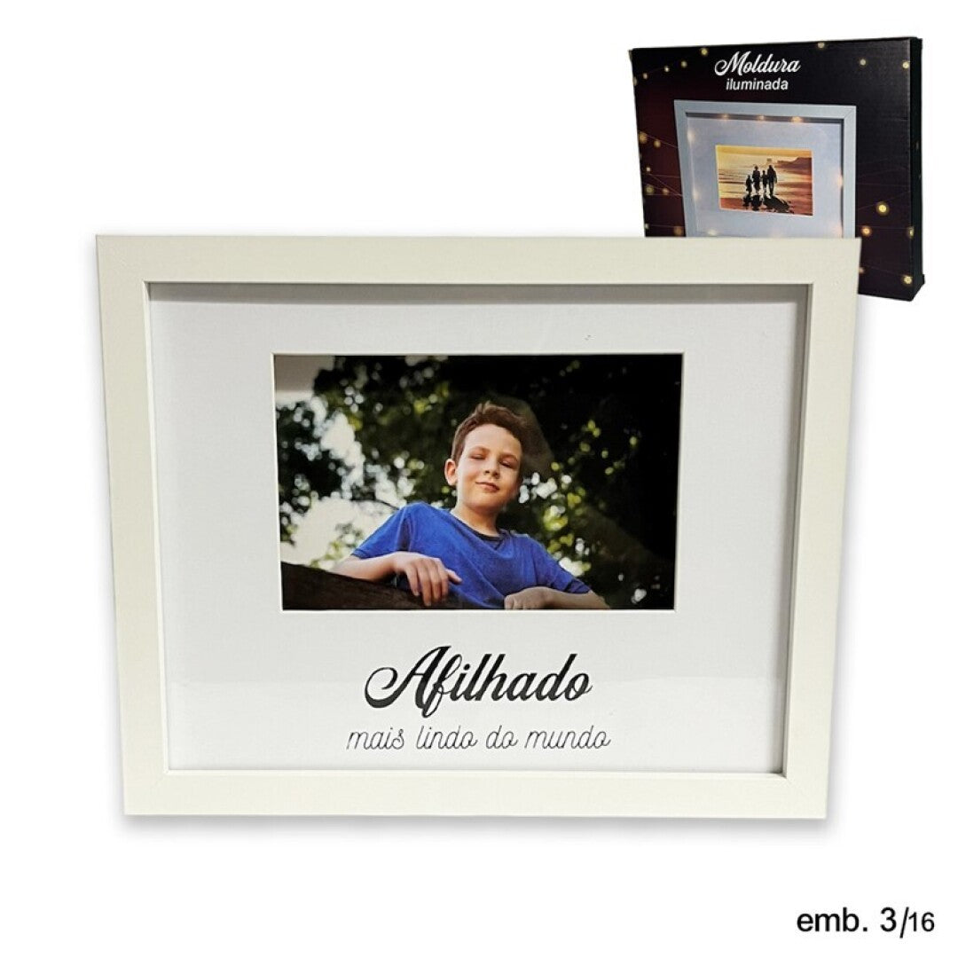 Moldura c/ luz afilhado