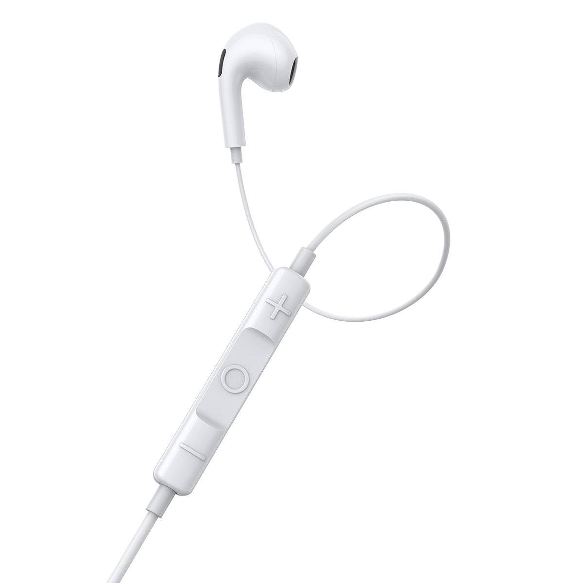 Baseus | Auriculares Encok H17 Jack 3.5mm Brancos
