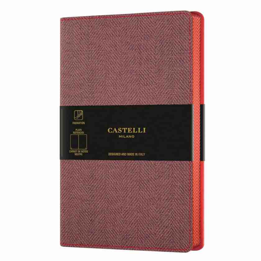 Castelli Milán | Cuaderno A5 de Harris | Arce Rojo