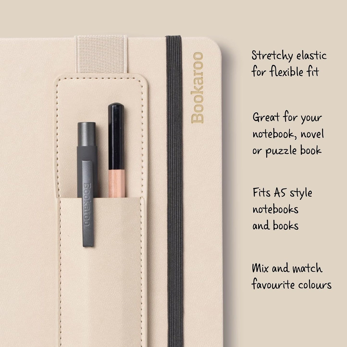 Bookaroo | Estojo Caneta | Creme