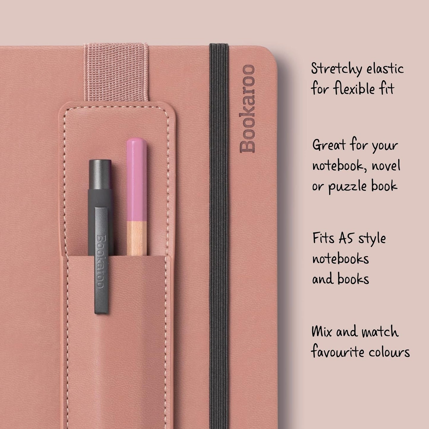 Bookaroo Pen pouch BLUSH