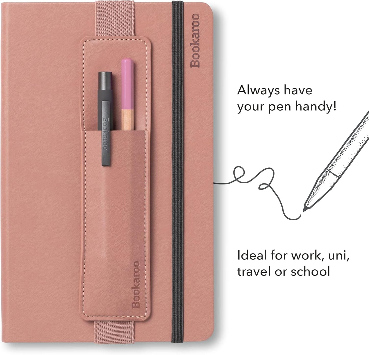 Bookaroo Pen pouch BLUSH