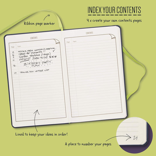 Bookaroo Notebook A5 JOURNAL YELLOW