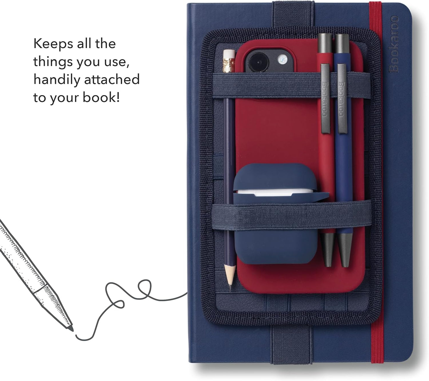 Bookaroo Notebook tidy NAVY