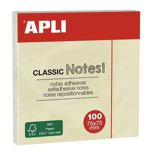 APLICAR | Post-it Adhesivo Clásico 75x75mm