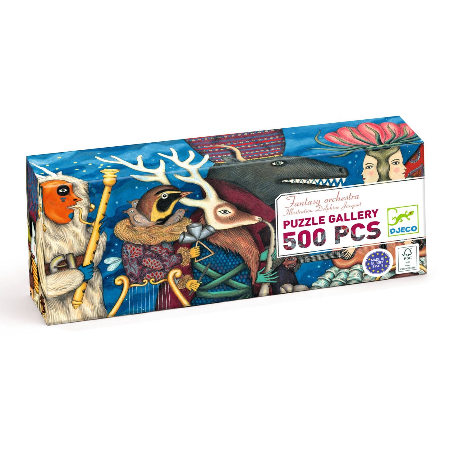Djeco | Puzzle Gallery Orquestra Fantasia | 500 Peças