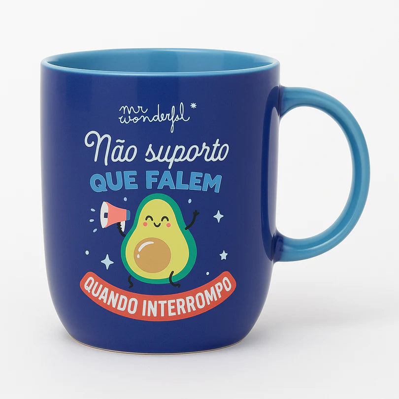 Não suporto que falem quando interrompo