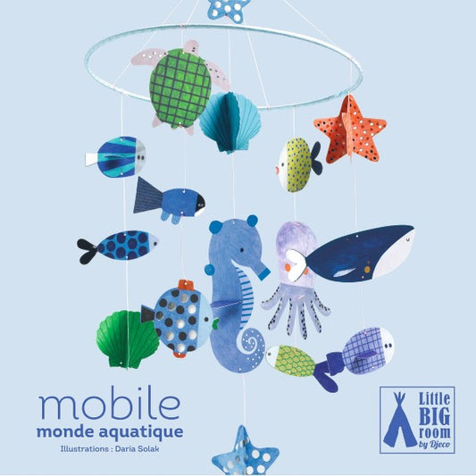 Mobile em papel Aquatic World