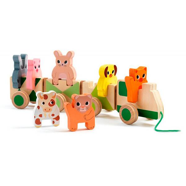 Trainimo Farm - Comboio de empilhar e puxar animais