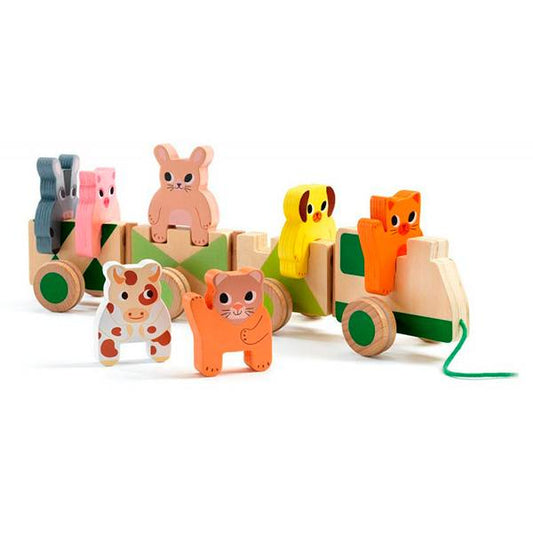 Trainimo Farm - Comboio de empilhar e puxar animais