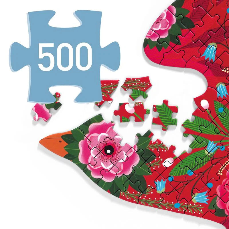 Djeco | Puzz'Art Pássaro | 500 Peças