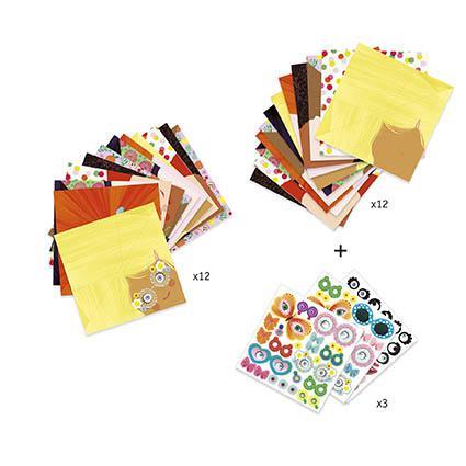 Rostos bonitos - jogo de introdução ao origami