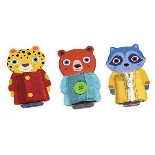 Ziptou - Jogo de abotoar e fechar roupa