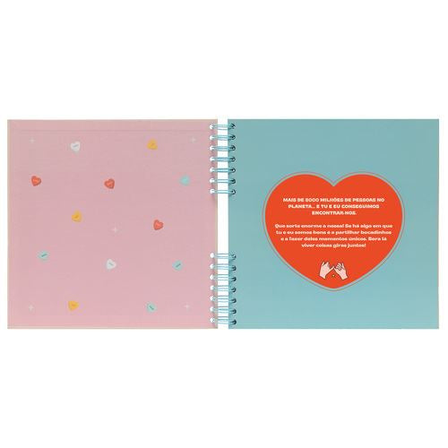 Álbum de fotos raspa-raspa