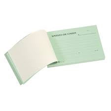 Livro de saídas de caixa