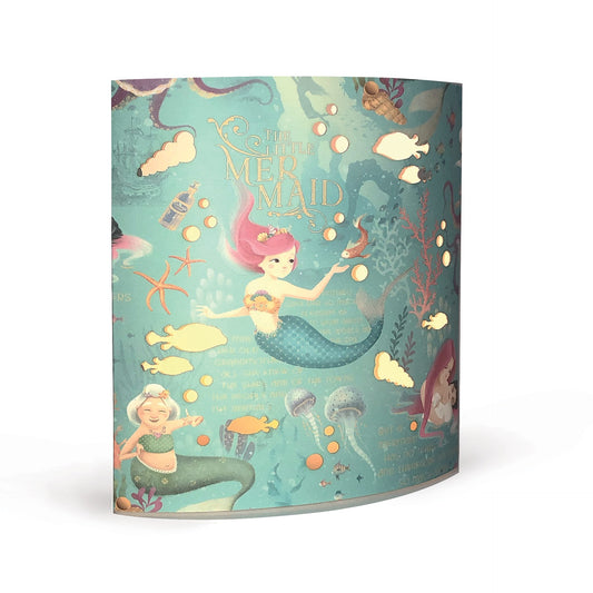 A pequena sereia- candeeiro de sonho com lampada led
