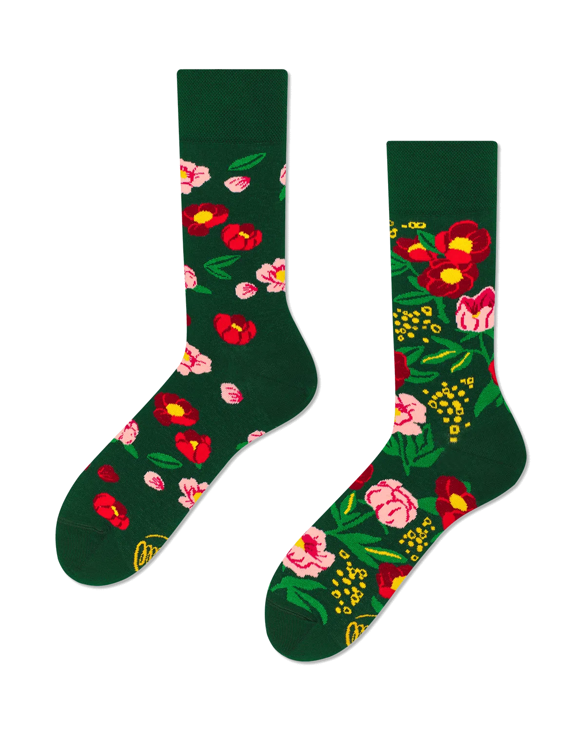 Meias MMornigs - Flower power green