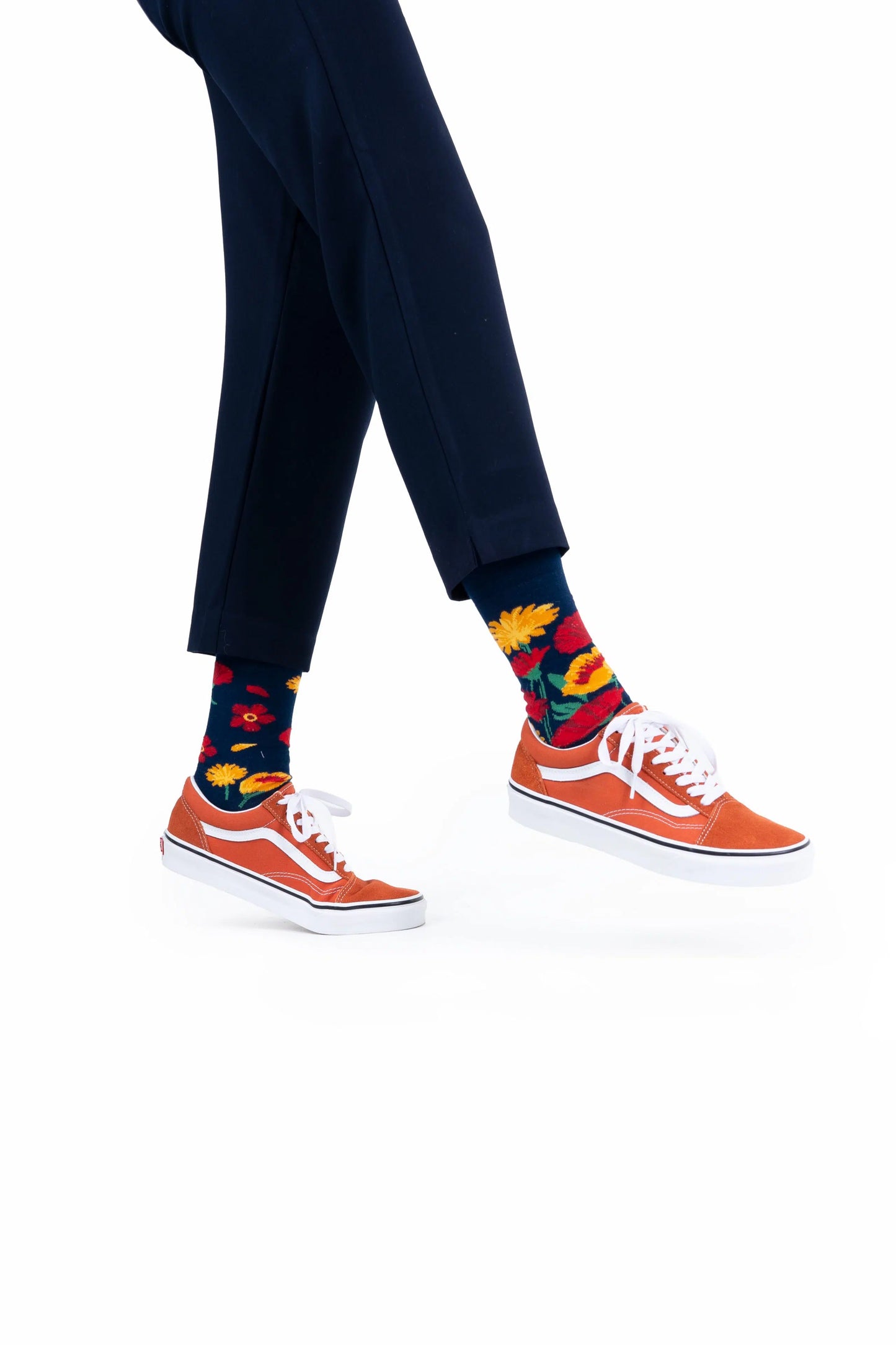 Meias MMornigs - Flower power navy