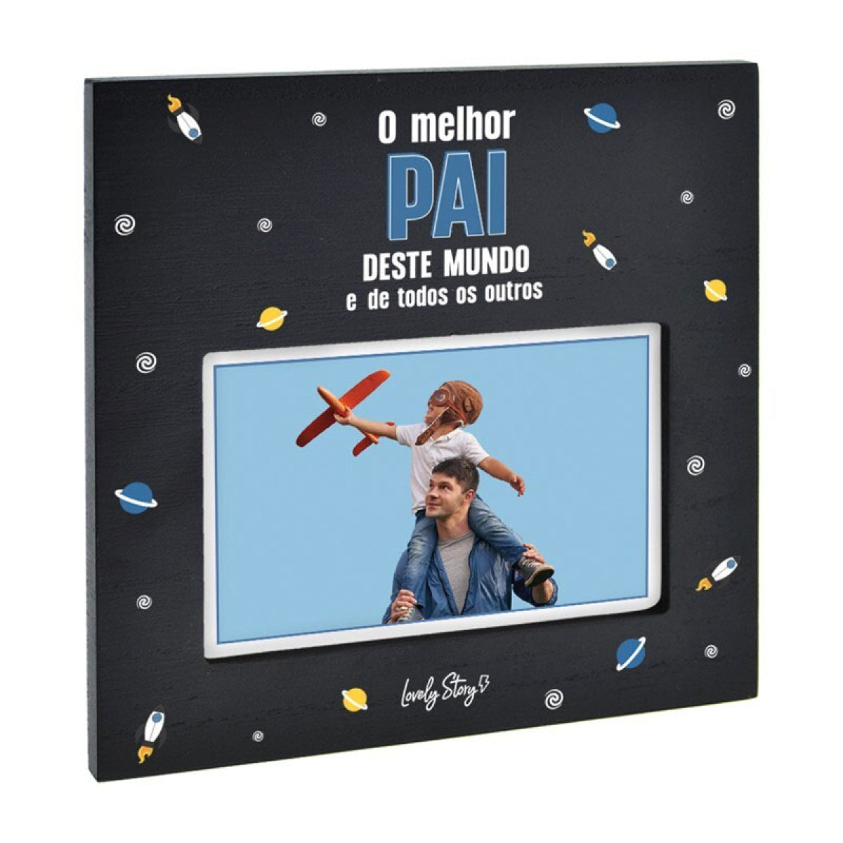 O melhor pai deste mundo e de todos os outros - Moldura de fotos