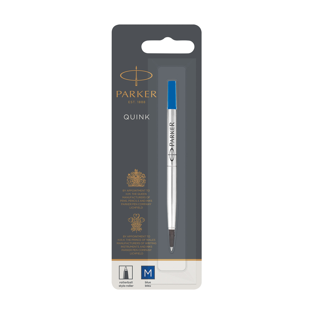 Parker | Recarga Rollerball | Traço Medio | Azul | 1950324