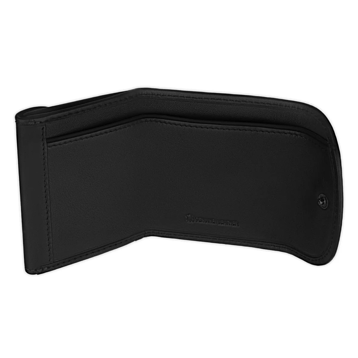 Rojo | Cartera de Piel con Monedero | Negro