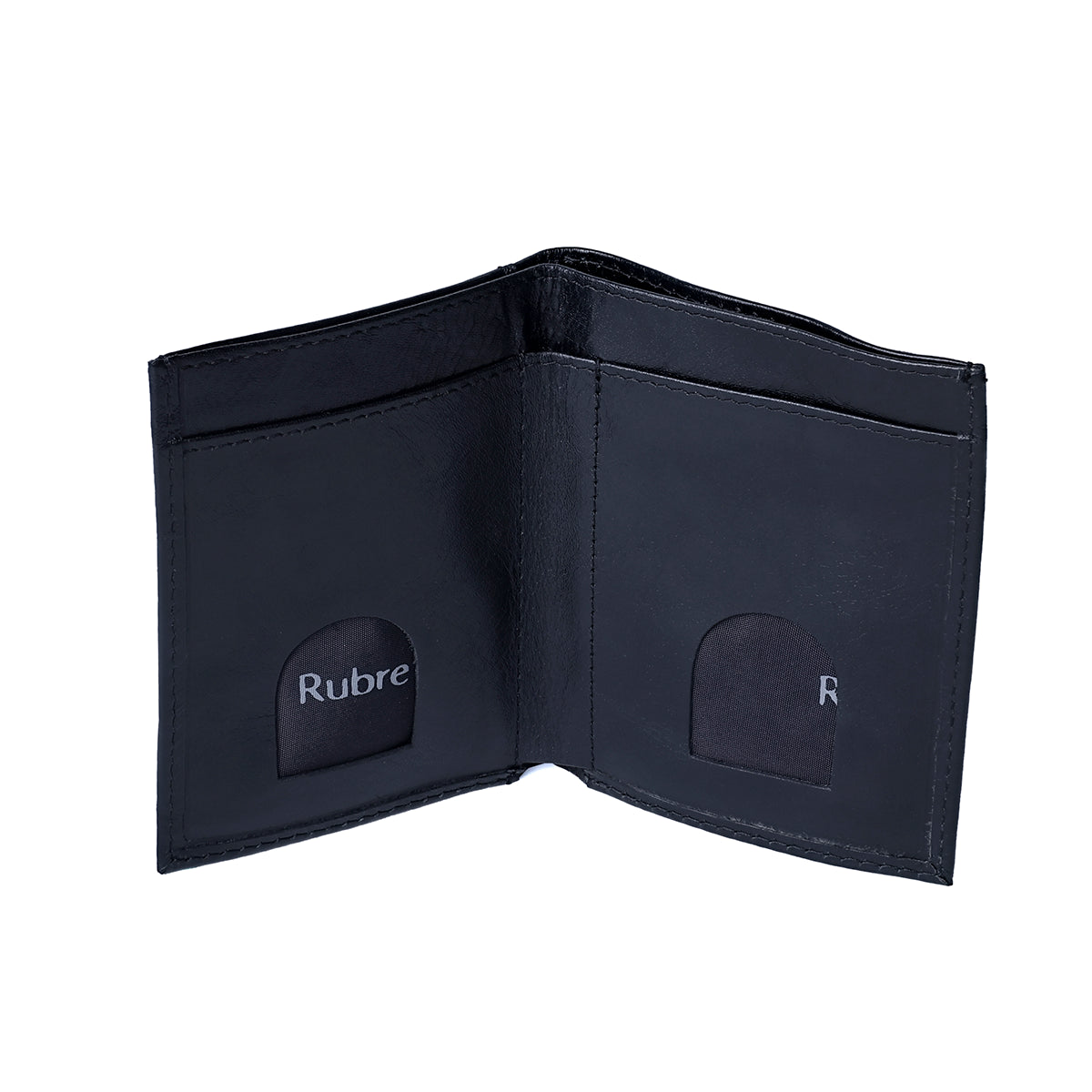 Carteira homem com elástico preta