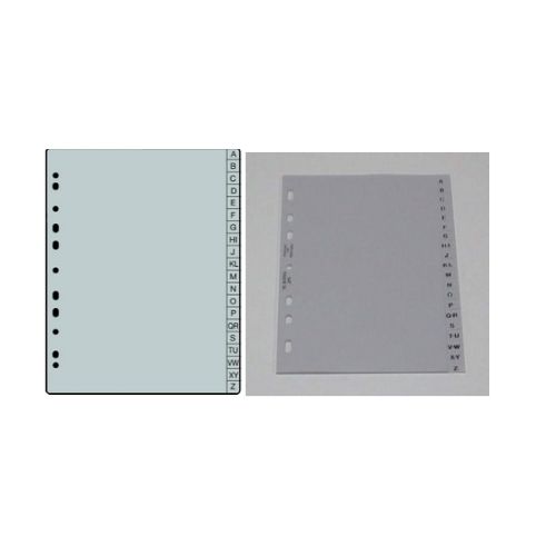 Separadores alfabetico A5