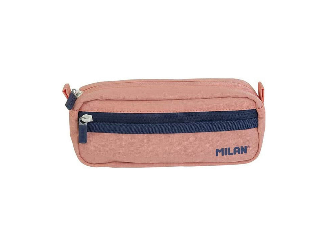 Estojo Milan Rosa com 2 bolsas