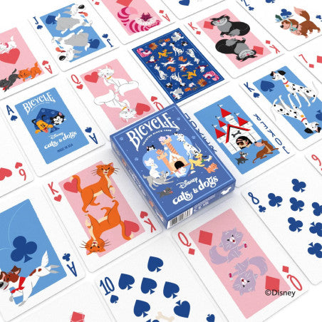 BICYCLE CARDS - Cats and dogs