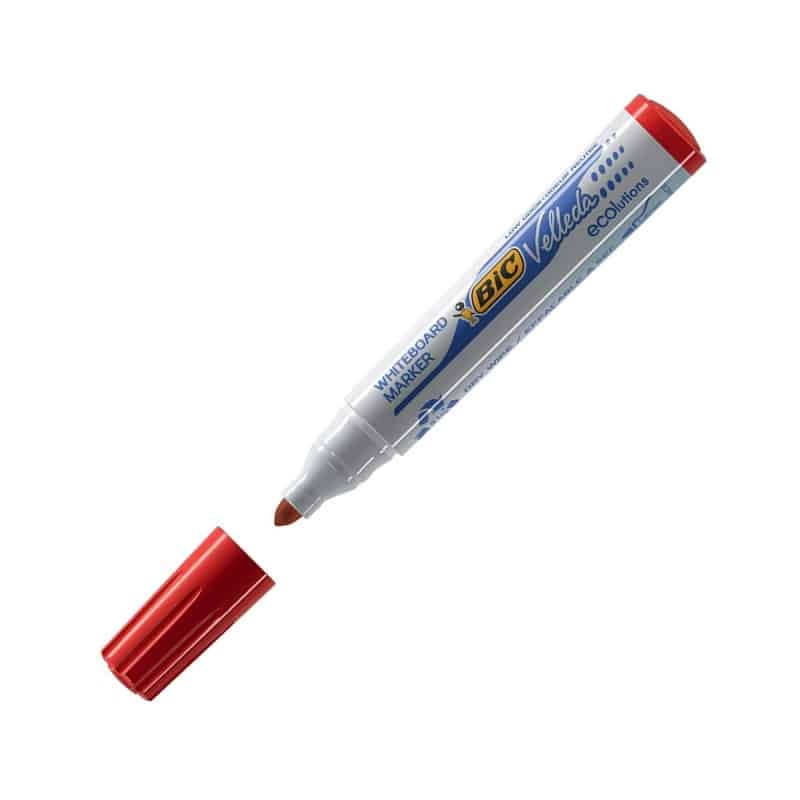 BIC | Rotulador Pizarra Blanca Velleda | Rojo
