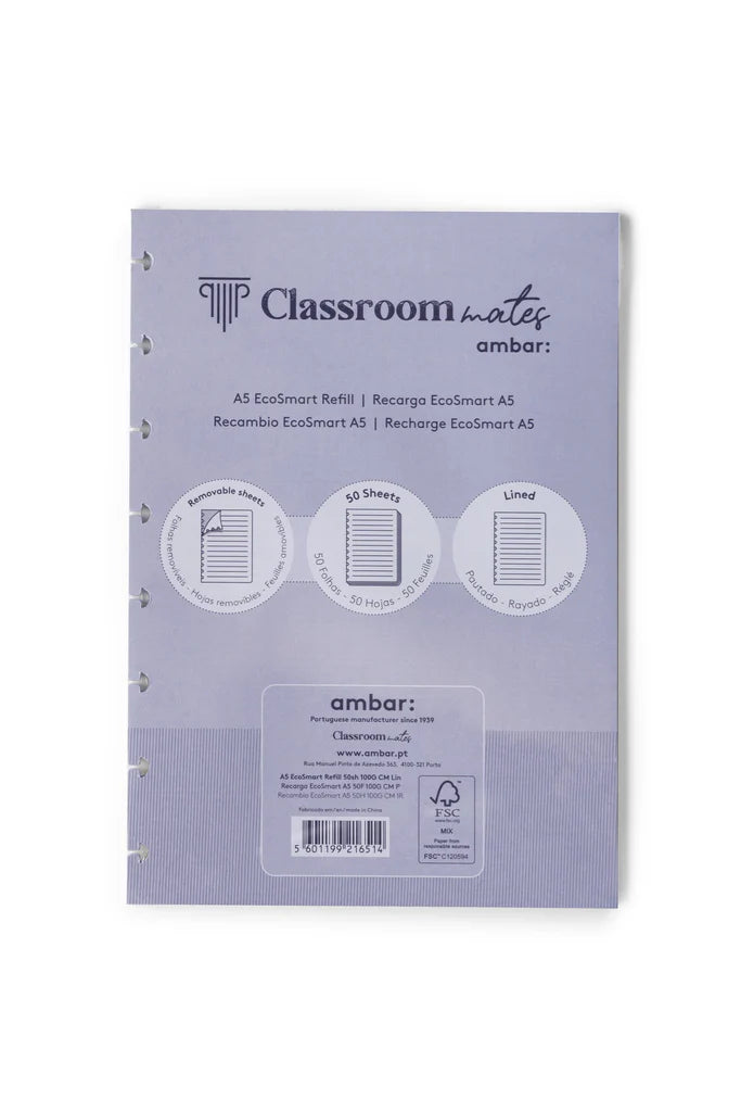 Recarga A5 caderno inteligente xadrez