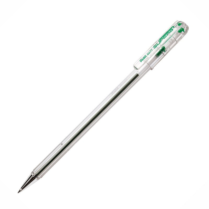 pentel | Bolígrafo BK77 de 0,7 mm | Verde