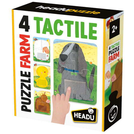 4 Tactile Puzzle - Farm animals
