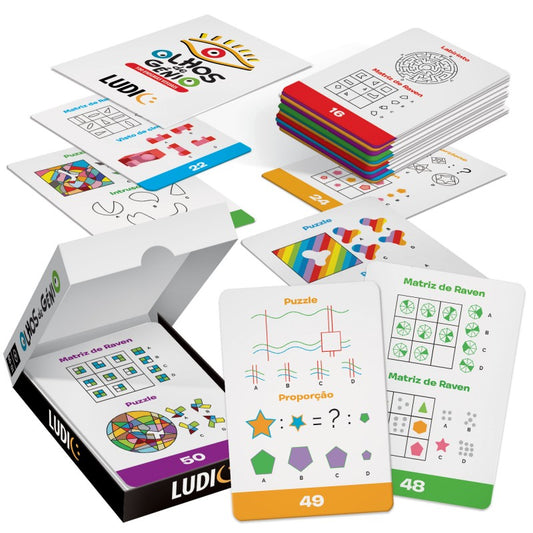 Lúdico | Ojos de genio | juego de cartas