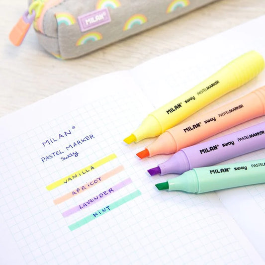 Sublinhadores pastel