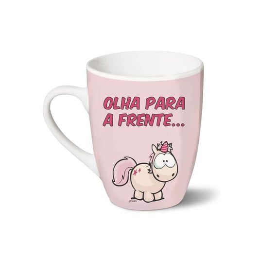 Caneca- Olha para a frente ..."