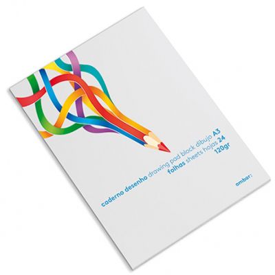 Cuaderno de papel A3 con forma de caballo.