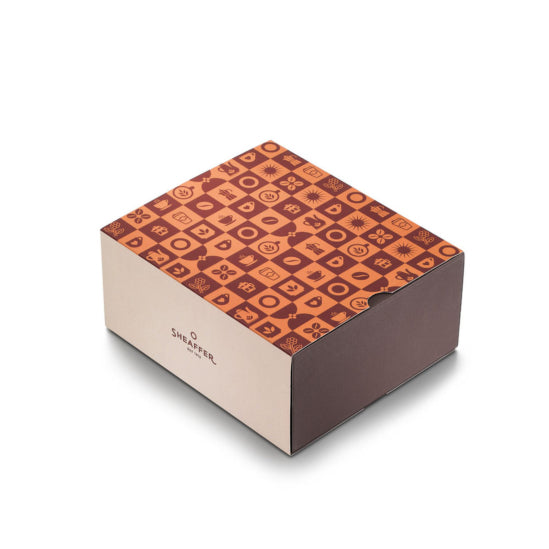 SHEAFFER 100 - Conjunto caneta + tinteiro coffe Edição limitada