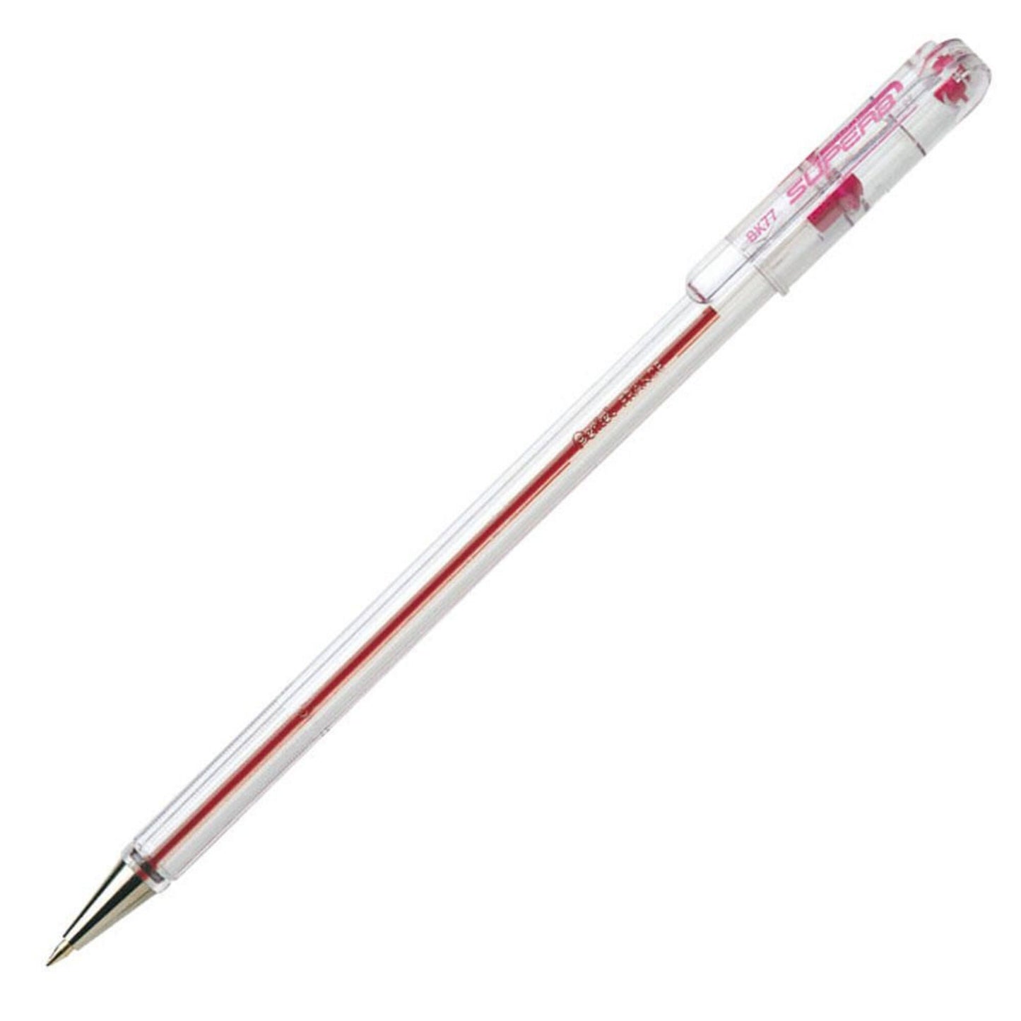 pentel | Bolígrafo BK77 de 0,7 mm | Rojo