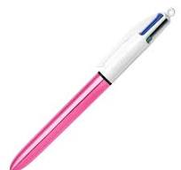 BIC 4 cores Rosa