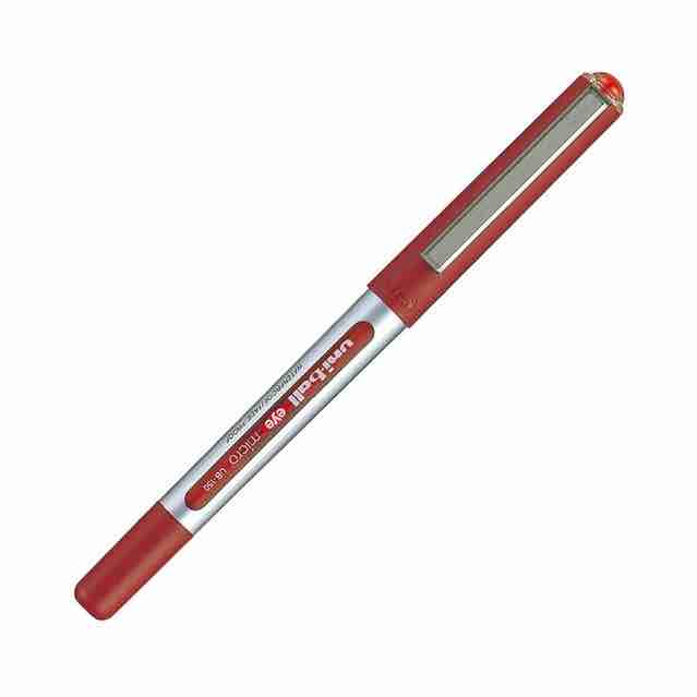 uni-bola | Bolígrafo Roller fino UB-150 Eye | 0,5 mm | Rojo